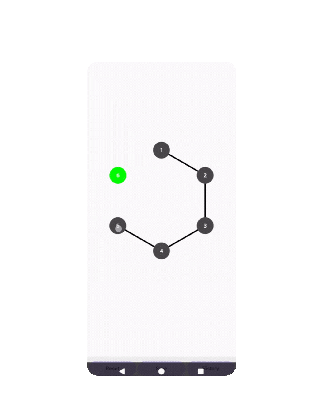 Connect the Dots Task: Assessment of Attention, Processing Speed, and Executive Function — app screens